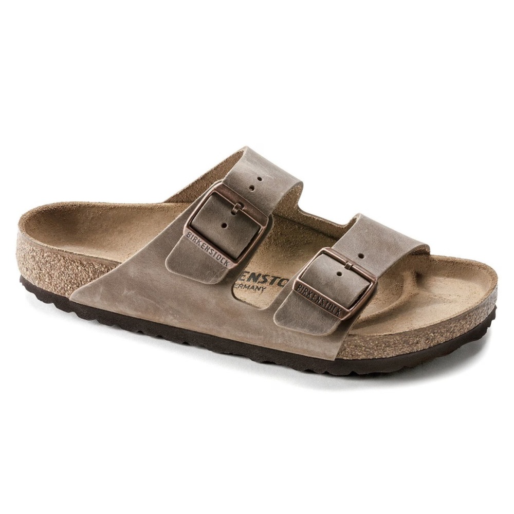 Birkenstock Arizona
Oiled Leather Sandals NIB Tabacco Brown